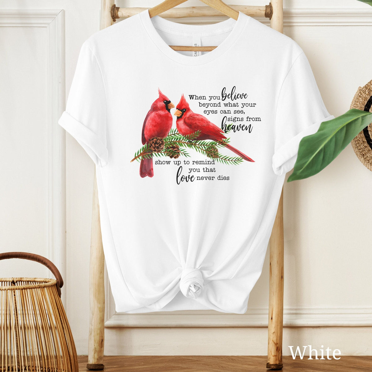 Cardinal Shirt Cardinal Memorial Shirt Remembrance Shirt Cardinals Appear Memorial Gift Mothers Day Gift Gift For Mom Gift For Grandma Graphic Tee – Feel-Good Design · Perfect For Daily Wear