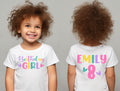 Birthday Girl 8th T Shirt Custom Birthday Girl Shirt In My 8th Years Old Era Tee Personalized Birthday Party Shirt Eighth Birthday Tee Graphic Tee – Easygoing Wear · Perfect For Daily Wear