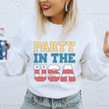 Party in the USA Sweatshirt 4th Of July 4th Of July Sweatshirt USA Fourth of July Sweatshirt America Crewneck Sweatshirt – Soft Feel · Must-Have Style