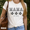 Custom Mama Shirt Mama Est Shirt Personalized Mama Tshirt Hibiscus Shirt Custom Mom Gift Gift For Mom Mothers Day Gift Mom To Be Gift Graphic Tee – Warm & Stylish · Great Gift For Fans
