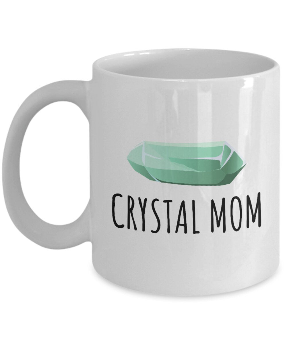 Crystals Coffee Mug Crystal Collector Gift Crystal Lover Present Gemstones Crystal Gifts Crystal Mom Graphic Tee – Warm & Stylish · Must-Have Style