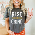 Rise and Grind Shirt Make it Happen Shirt Hustler Shirt Small Business Owner Shirt Female Empowerment Shirt Woman Up Shirt Girl Power Shirt Graphic Tee – Cozy Vibes · Perfect For Daily Wear