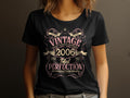 Vintage 2006 Total Perfection TShirt Quality Limited Edition Retro Tee Gift for 2006 Birthdays Graphic Tee – Warm & Stylish · Great Gift For Fans