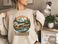 Olympic National Park Sweatshirt Vintage Washington Sweatshirt Olympic National Park gifts Olympic Park Souvenir Hiking shirt Olympus tee Sweatshirt – Premium Graphic · Perfect For Daily Wear