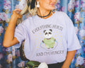 Silly Dreamcore Panda Tee Shirt for Animal Lover Who Loves Working Out Everything Hurts and I39m Hungry Funny Chaotic Weirdcore TShirt Graphic Tee – Soft Feel · Perfect For Daily Wear