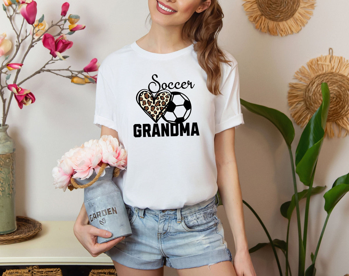 Soccer Grandma Shirt Soccer Shirt Soccer Gigi leopard shirt for Women Soccer Grandma T Shirt Gift for Her Soccer Grandma Gift Soccer Graphic Tee – Easygoing Wear · Perfect For Daily Wear