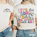 Custom Art Teacher Shirt It39s A Good Day To Make Some Art Shirt Personalized Art Teacher Gift Teacher Appreciation Gift Artist Shirt Graphic Tee – Fan Favorite · Must-Have Style