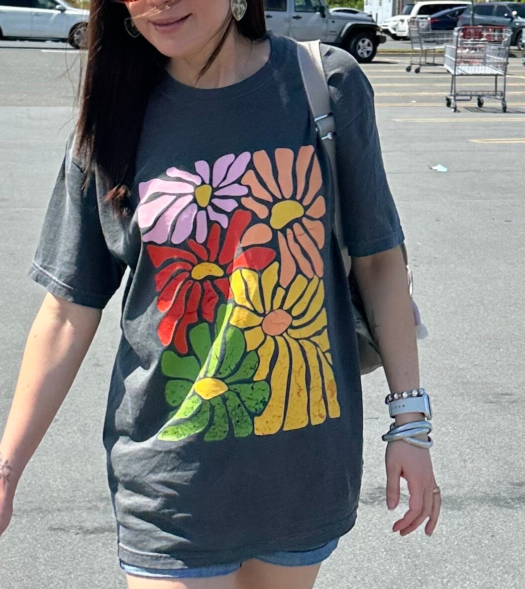 Boho Floral Shirt Flower Power shirt Garden Shirt Gift for Women Ladies Shirt flowers lover shirt Wild Flowers Shirt Graphic Tee – Premium Graphic · Must-Have Style