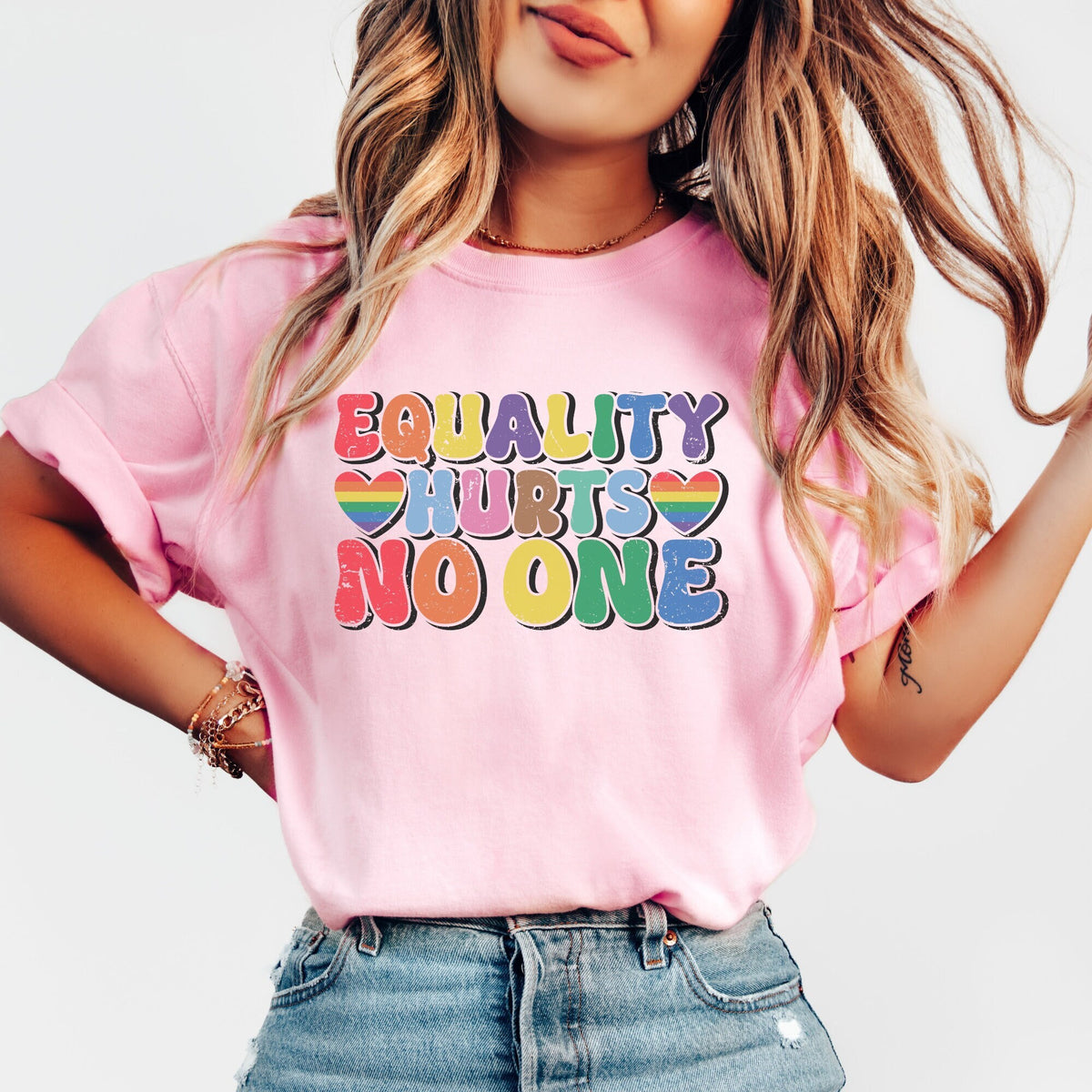 Equality Hurts No One Shirt Gay Pride Shirt LGBTQ Shirt Queer Shirt Lesbian Shirt LGBT Shirt Gay Pride Shirt Equality Shirt Graphic Tee – Cozy Vibes · Top Pick For Any Outfit