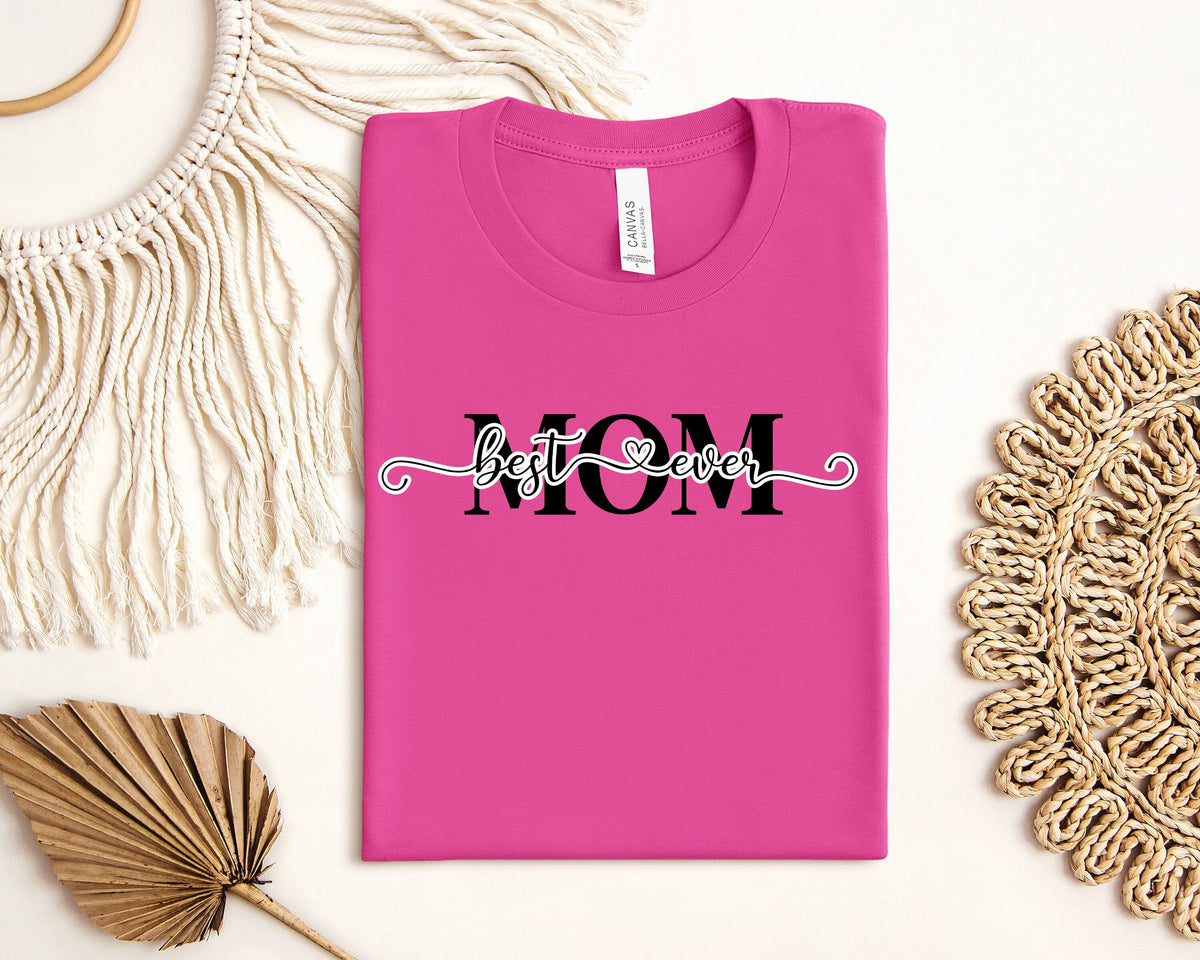 Best Mom Ever Shirt Mom Shirt Mom Tshirt Cute Mom Shirts Cute Mom Tshirts New Mom Shirt New Mom Tshirt Pregnancy Announcement Graphic Tee – Aesthetic Look · Great Gift For Fans