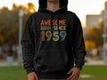 65th Birthday Gift Vintage 1975 Awesome Since Retro Year Graphic Hoodie Unisex Fashion Pullover Hoodie – Everyday Comfort · Great Gift For Fans