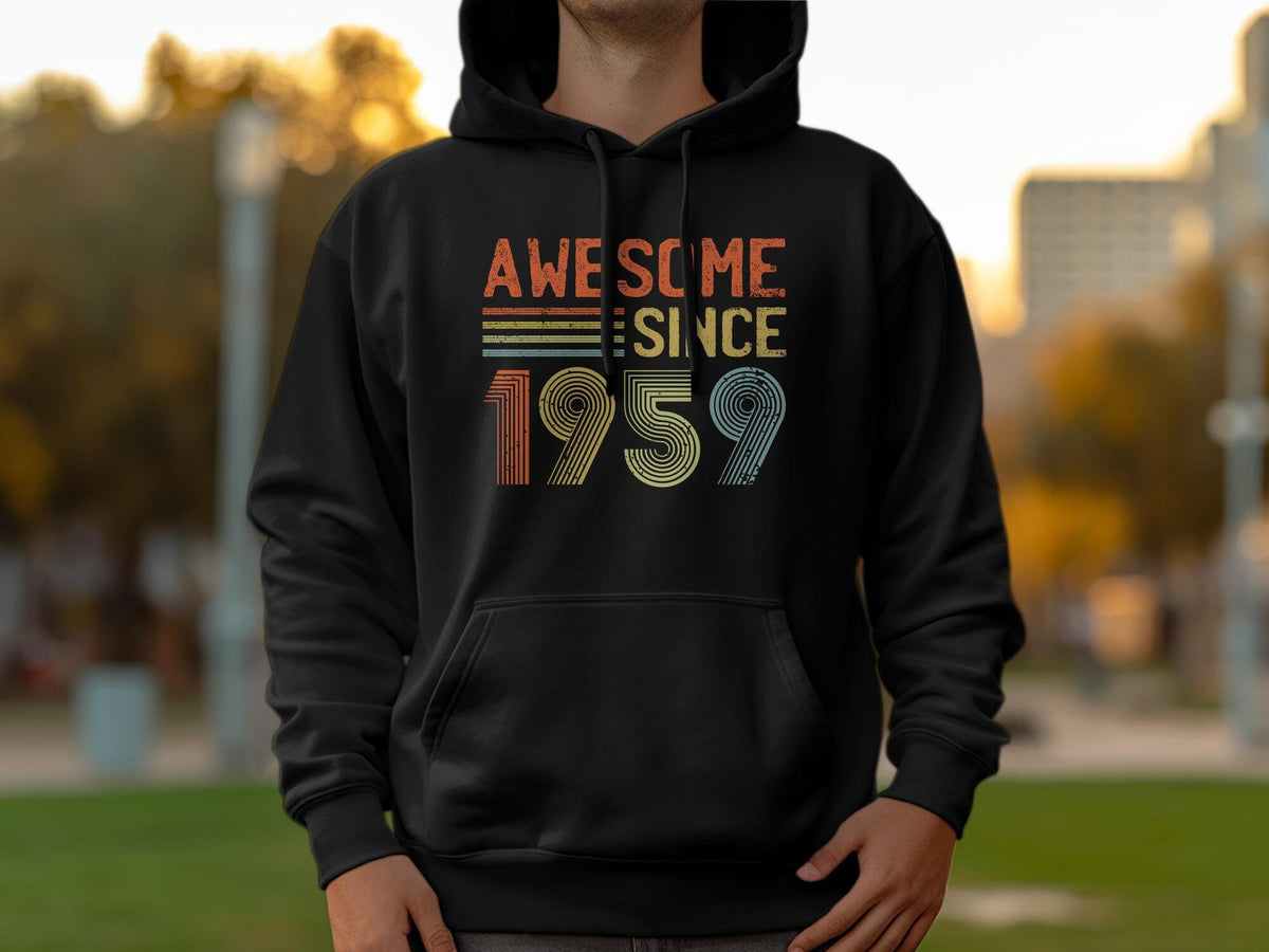 65th Birthday Gift Vintage 1975 Awesome Since Retro Year Graphic Hoodie Unisex Fashion Pullover Hoodie – Everyday Comfort · Great Gift For Fans