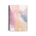 Watercolor Abstract Spiral Notebook Ruled Line Graphic Tee – Aesthetic Look · Top Pick For Any Outfit