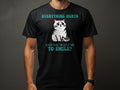 Cute Cat TShirt Everything Hurts And You Want Me To Smile Tee Graphic Tee – Soft Feel · Must-Have Style