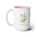 Daisy Mug Keep Bloomin Pink 15 oz Graphic Tee – Premium Graphic · Perfect For Daily Wear
