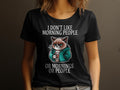 Grumpy Cat TShirt I Don39t Like Morning People Funny Cat Lover Gift Womens Tee Graphic Tee Graphic Tee – Bold Style · Top Pick For Any Outfit