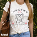 Lacrosse Mom Shirt Coquette Lacrosse Mom Shirt Moms Social Club Shirt Lacrosse Game Day Sports Mom Shirt Lacrosse Mama Lax Mom Shirt Graphic Tee – Everyday Comfort · Trending Graphic Apparel