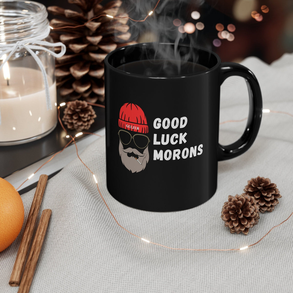 Good Luck Morons Lazarus Lake Barkley Marathons gift Funny Ultra Marathon Mug Frozen Head State Park Tennesse Graphic Tee – Premium Graphic · Great Gift For Fans