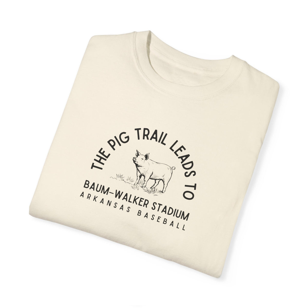 The Pig Trail Leads to Baum Arkansas Razorback Baseball Tee Graphic Tee – Fan Favorite · Must-Have Style