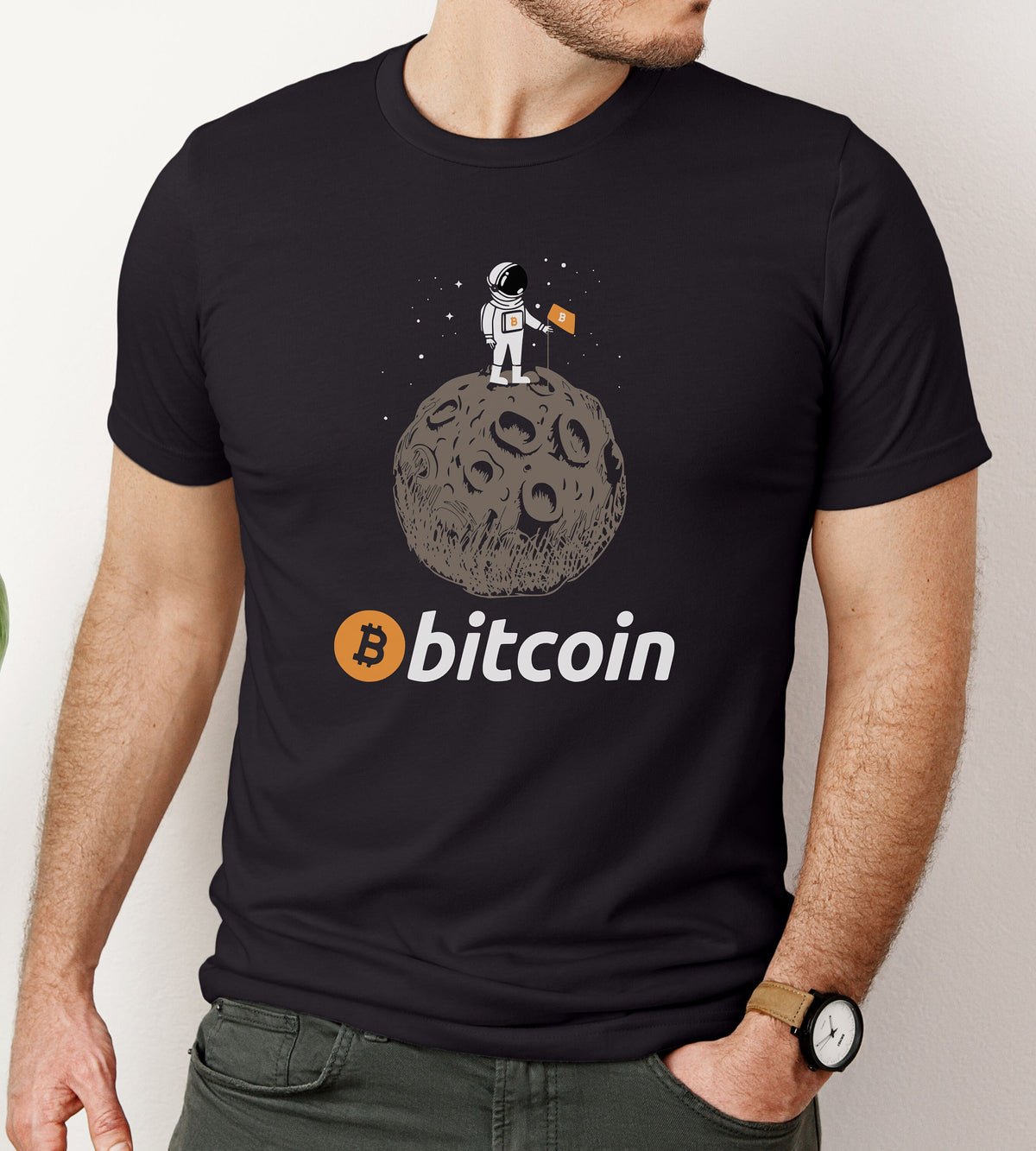 Cryptocurrency Bitcoin Moon Shirt Bitcoin Astronaut T Shirt Tee Ethereum Shirt Bitcoin Gift Cryptocurrency Tee Bitcoin T ShirtNFT Graphic Tee – Everyday Comfort · High-Quality Print
