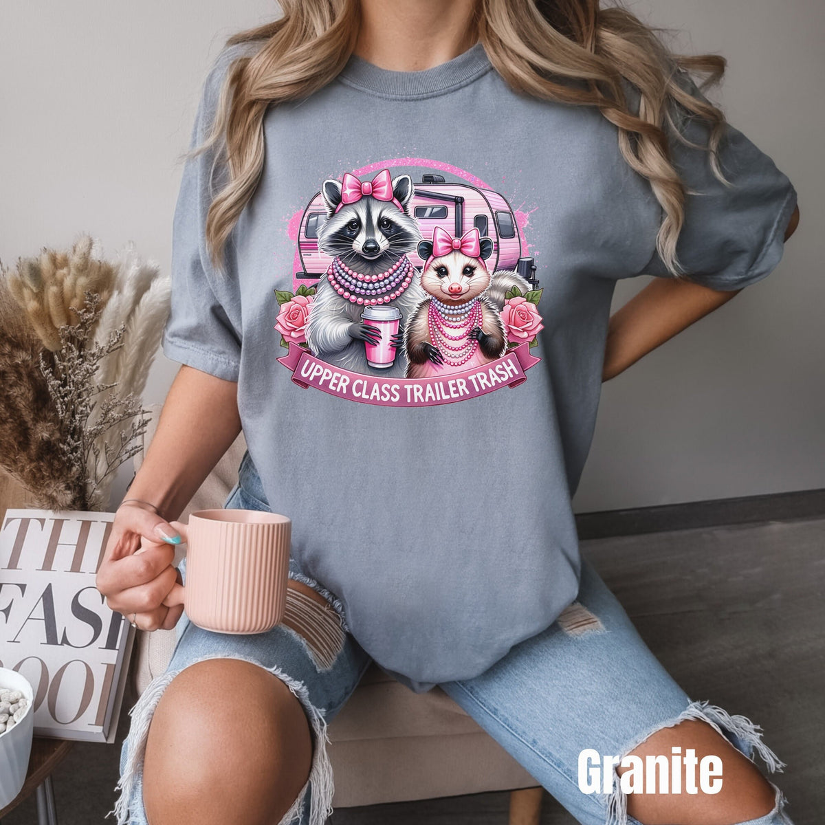 Upper Class Trailer Trash Shirt Raccoon Shirt Funny Camping Shirt Opossom Shirt Adult Humor Gift Glamping Shirt Graphic Tee – Everyday Comfort · Perfect For Daily Wear