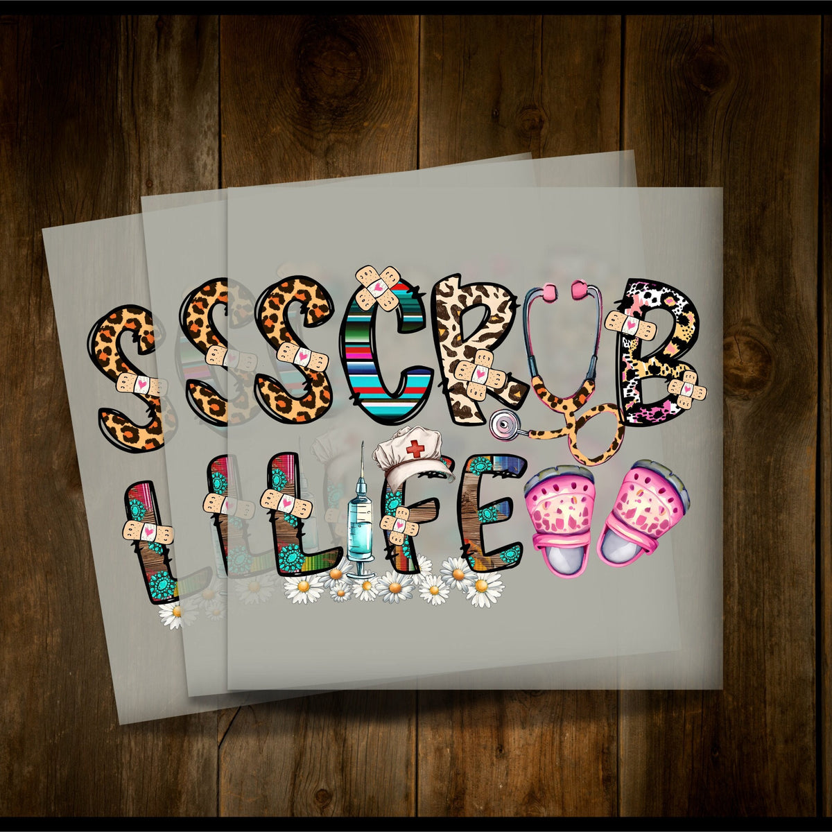 Scrub Life DTF Ready To Press Nurse Doodles Direct to Film Print Cute Nurse Print Retro Nurse Stuff DTF Print Nurse T shirt Design gift Graphic Tee – Bold Style · Perfect For Daily Wear