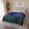 Northern Lights Blanket Gift Colorful Night Sky Aurora Borealis Arctic Circle Sherpa Fleece Throw Cozy Bed Gift Graphic Tee – Premium Graphic · Trending Graphic Apparel