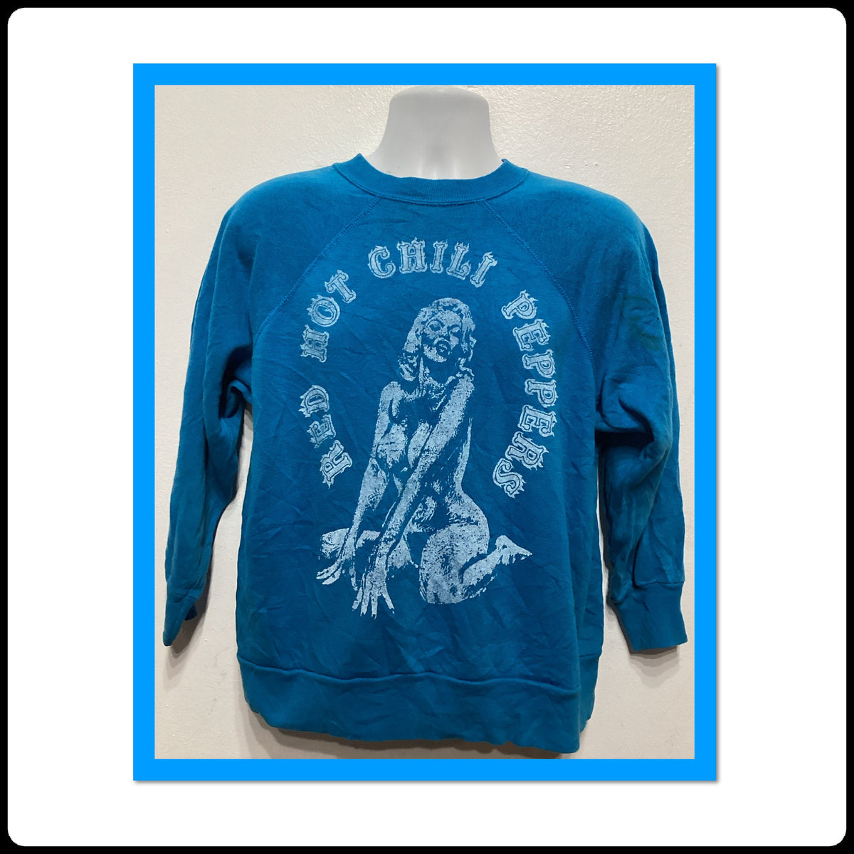 Vintage printed rock sweatshirt quot The red hot chili peppers quot Sweatshirt – Warm & Stylish · Top Pick For Any Outfit