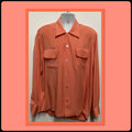 HR046 195039s vintage reproduction gabardine Shirt with top stitching by Hollywood Rogue Graphic Tee – Bold Style · Top Pick For Any Outfit