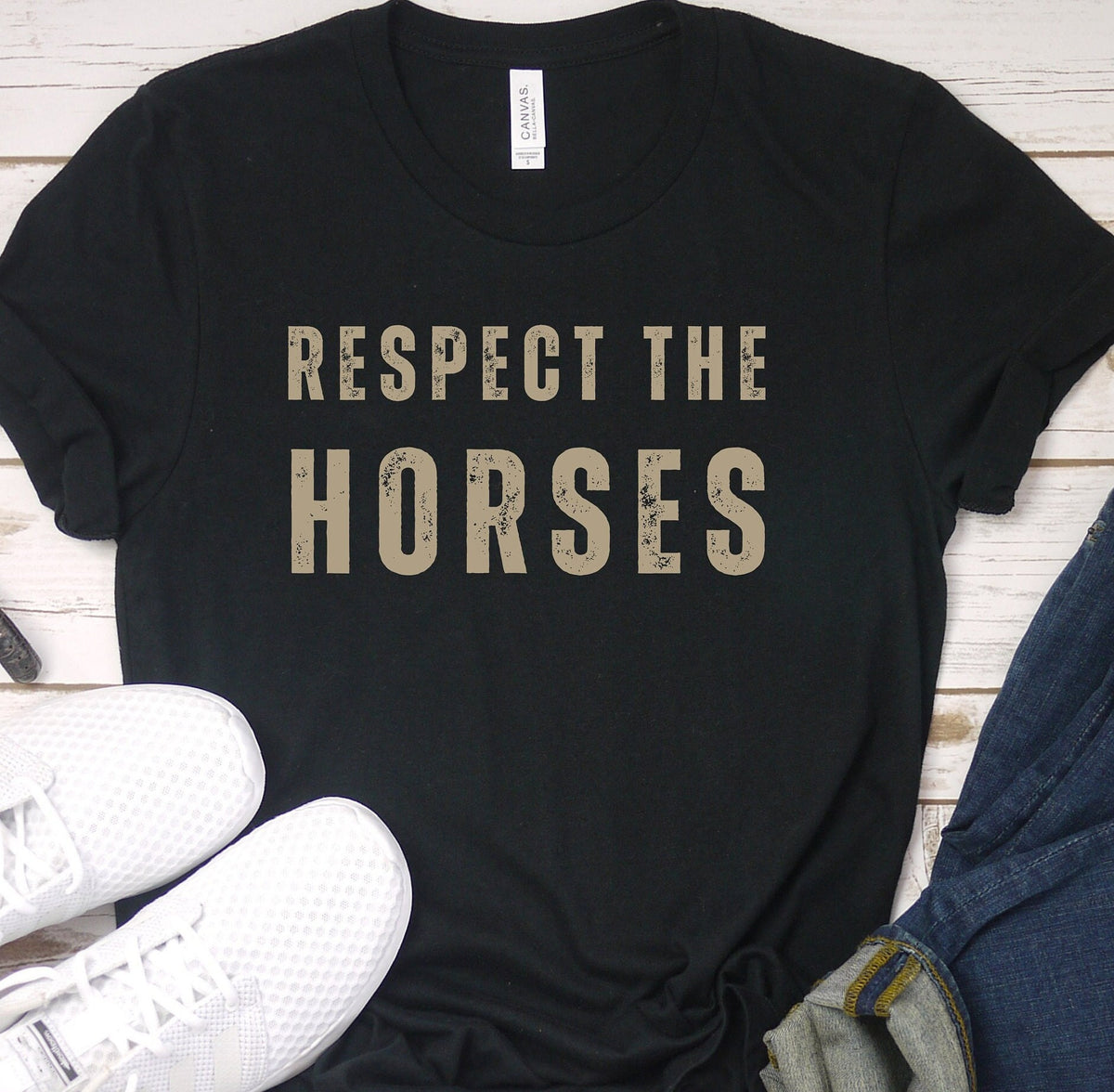 Respect The Horses Funny Horse Owner Gift Gift For Horse Lover Farmer Gift Shirt Cute Horse Gift Shirt Horse Tee Horse Mom Tshirt Graphic Tee – Premium Graphic · High-Quality Print