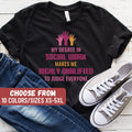 Social Worker Shirt Social Worker Gift Social Worker Grad My Degree In Social Work Makes Me Highly Qualified To Judge Everyone TShirt Graphic Tee – Aesthetic Look · Top Pick For Any Outfit