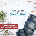 Funny Social Worker Graduation Gift MSW Grad Gift Masters Degree Graduation Gift MSW Appreciation Master Of Social Work TShirt Graphic Tee – Aesthetic Look · Must-Have Style