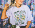 Romance Reader Overgrown Wildflower Tee Shirt Cute Bookish TShirt for Friend Who Loves Romance Novels Sweet Book Lover Gift Idea for Her Graphic Tee – Fan Favorite · Must-Have Style