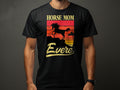 Horse Mom Ever TShirt Sunset Horse Silhouette Graphic Tee Unique Gift for Horse Lovers Graphic Tee – Easygoing Wear · Top Pick For Any Outfit