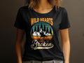 Women39s Horse Themed TShirt Wild Hearts Can39t Be Broken Nature Inspired Equestrian Fashion Tee Graphic Tee – Easygoing Wear · Great Gift For Fans