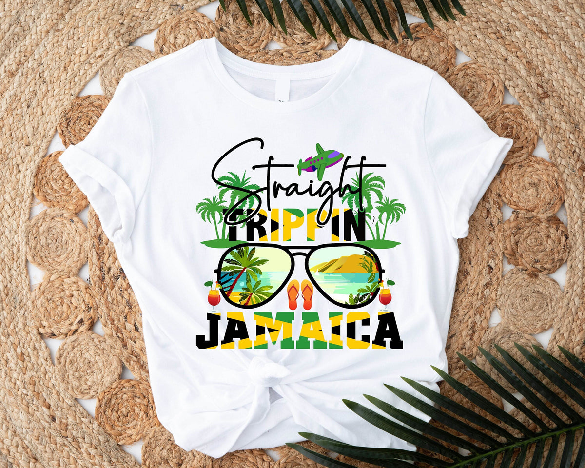 Vacation Jamaica Shirt Straight Trippin Shirt Straight Trippin Jamaica Shirt Jamaica Girls Trip Tee Jamaica Birthday Tees Family Trip Graphic Tee – Premium Graphic · Top Pick For Any Outfit