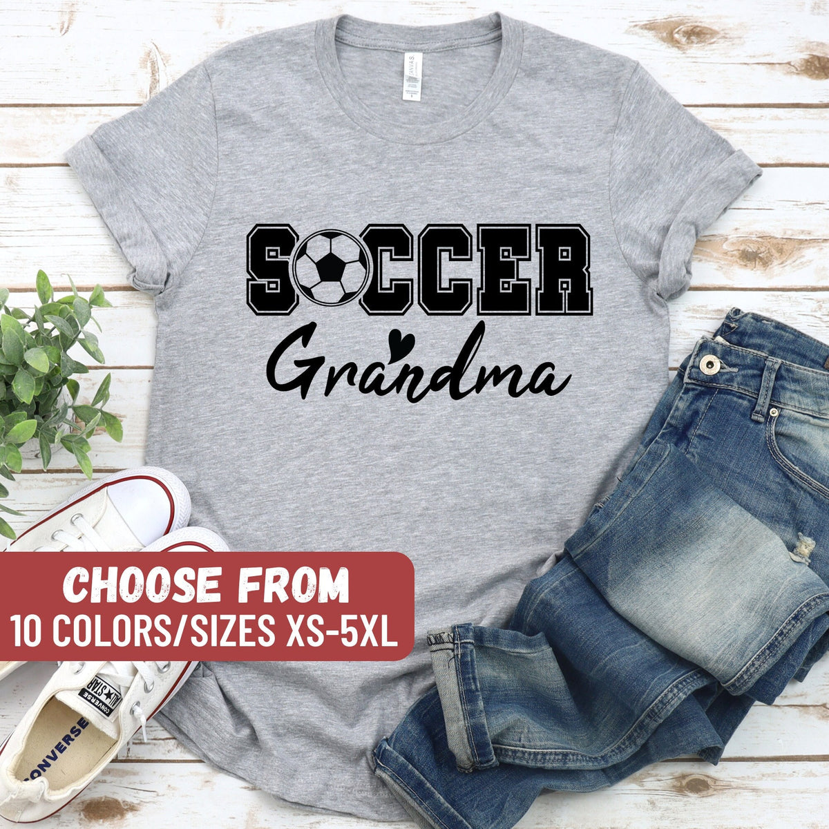 Soccer Shirt For Grandma Soccer Shirt Funny Soccer Shirt Soccer Gift Soccer Player Shirt Soccer Coach Shirt Soccer Grandmother Shirt Graphic Tee – Premium Graphic · Perfect For Daily Wear
