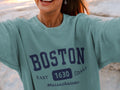 Boston Massachusetts East Coast Crewneck Sweatshirt Gift Pullover Souvenir Sweatshirt – Easygoing Wear · Trending Graphic Apparel