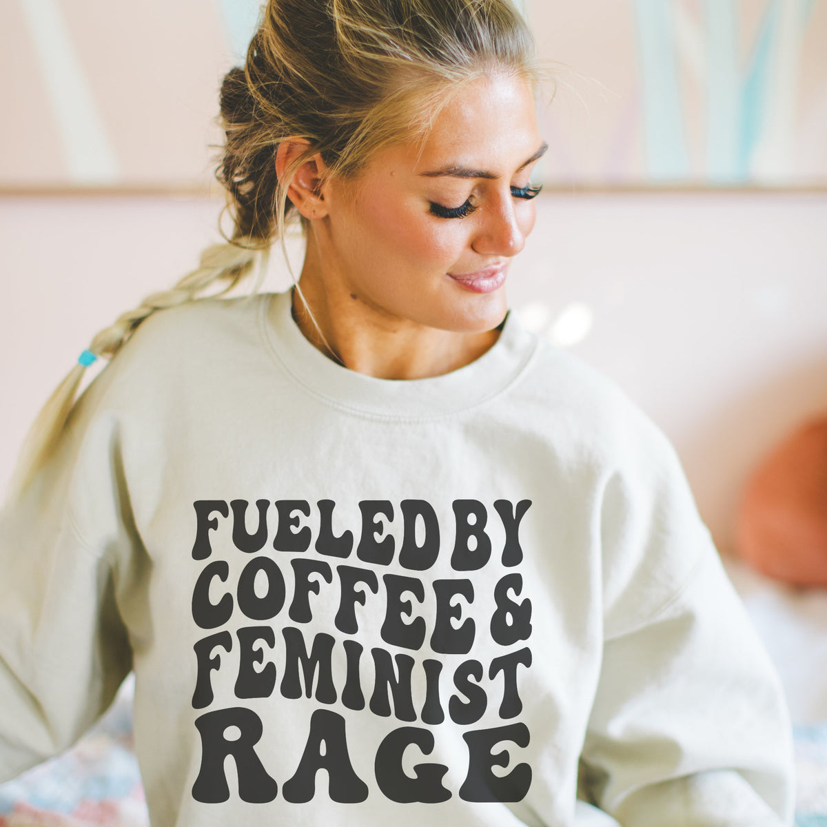 Fueled By Coffee and Feminist Rage Girl Power Sweatshirt Feminist Sweatshirt Grl Pwr Girl Power Shirt Feminist Shirt Sweatshirt Sweatshirt – Warm & Stylish · Top Pick For Any Outfit