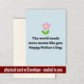 Cute Mother Greeting Card Mother39s Day Card Mom Card Mothers Day Greeting Card World Needs More Moms Like You Graphic Tee – Warm & Stylish · Must-Have Style