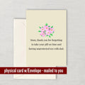 Funny Mother Greeting Card Mother39s Day Card Mom Card Mothers Day Greeting Card Thank You For Forgetting To Take Your Pill Graphic Tee – Cozy Vibes · Must-Have Style