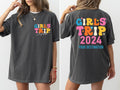 Girls Trip 2024 Shirts Custom Girls Vacation Shirt Personalized Girls Weekend T Shirt Besties Matching Shirts Road Trip Graphic Tee – Premium Graphic · High-Quality Print