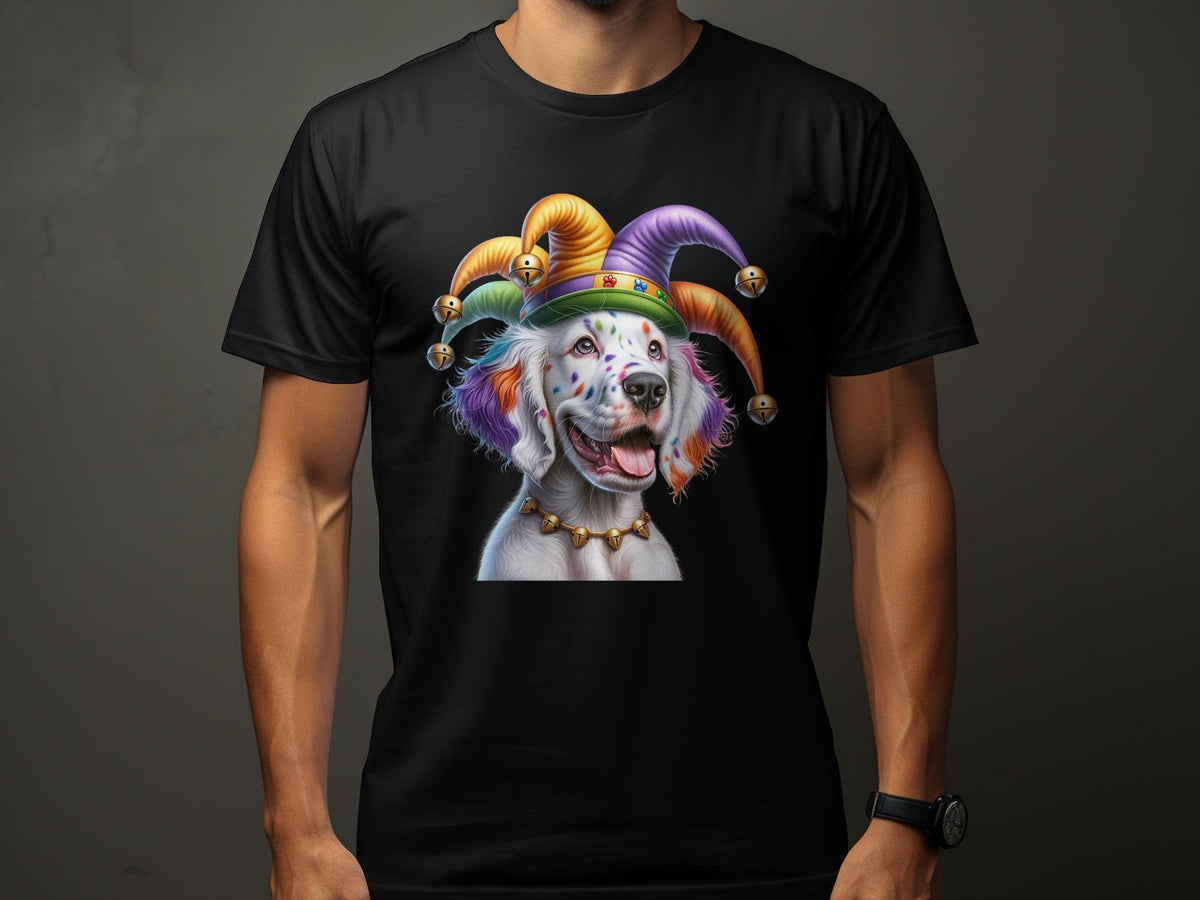 Irish Setter Dog Pup Jester Hat Design Dog Lover Gifts Present For Mans Best Friend Pet Gift Dog Design T Shirt Hoodie Sweatshirt Hoodie – Premium Graphic · Must-Have Style
