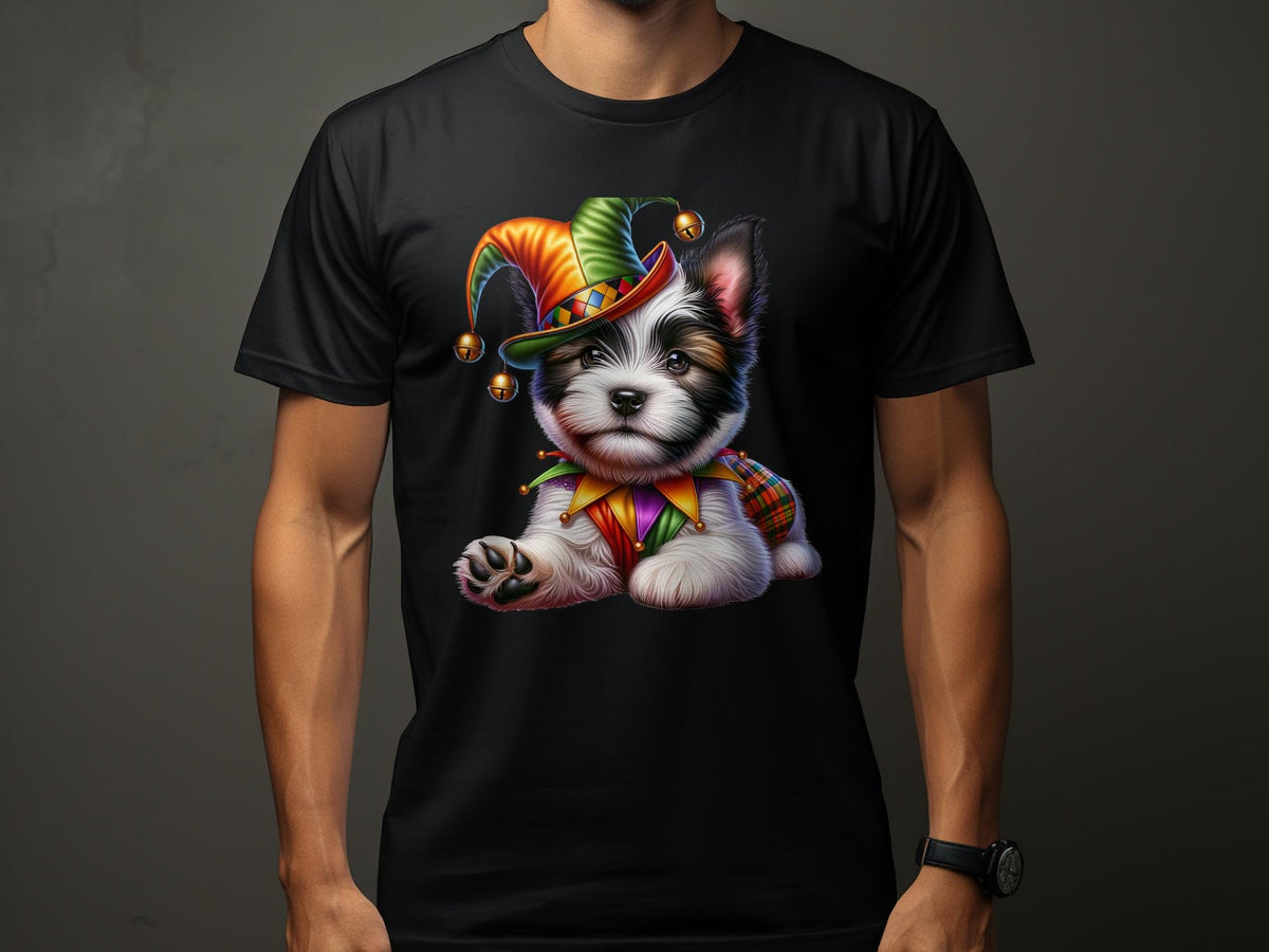 Cairn Terrier Dog Pup Jester Hat Design Dog Lover Gifts Present For Mans Best Friend Pet Gift Dog Design T Shirt Hoodie Sweatshirt Hoodie – Premium Graphic · Great Gift For Fans