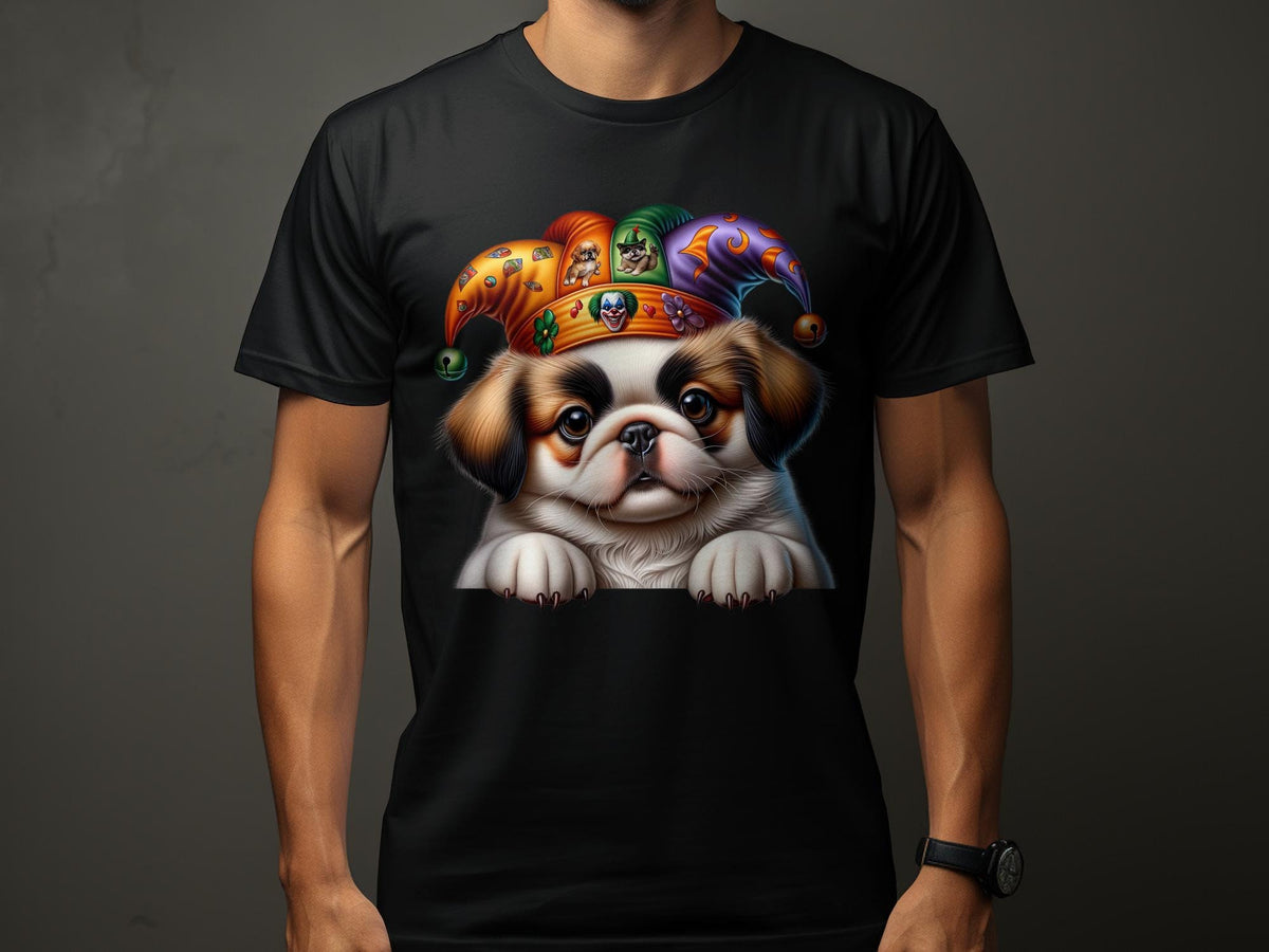 Pekingese Dog Pup Jester Hat Design Dog Lover Gifts Present For Mans Best Friend Pet Gift Dog Design T Shirt Hoodie Sweatshirt Hoodie – Everyday Comfort · Trending Graphic Apparel