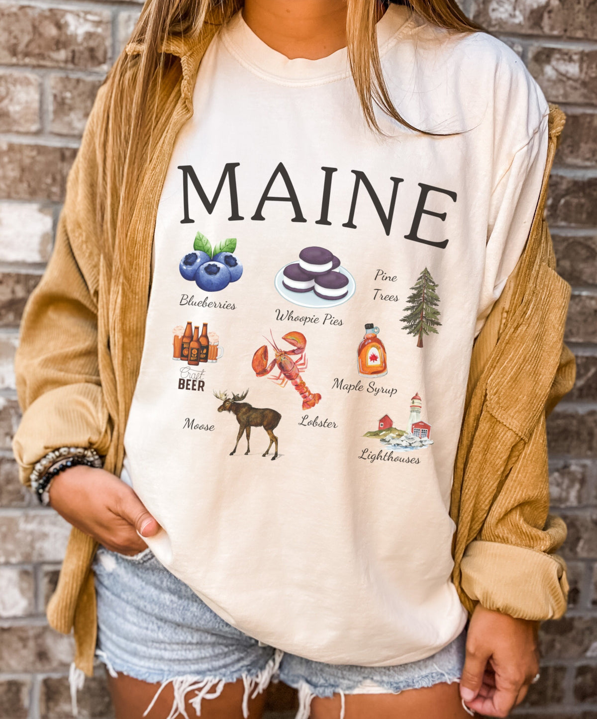 Maine Graphic Tee Shirt Tshirt Gift Pine Tree State Moose Graphic Tee – Cozy Vibes · Trending Graphic Apparel