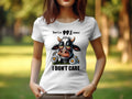 Women39s Sarcastic TShirt Cow and Daisy Graphic 99 Chance I Don39t Care Slogan Funny Tee Graphic Tee – Soft Feel · Great Gift For Fans