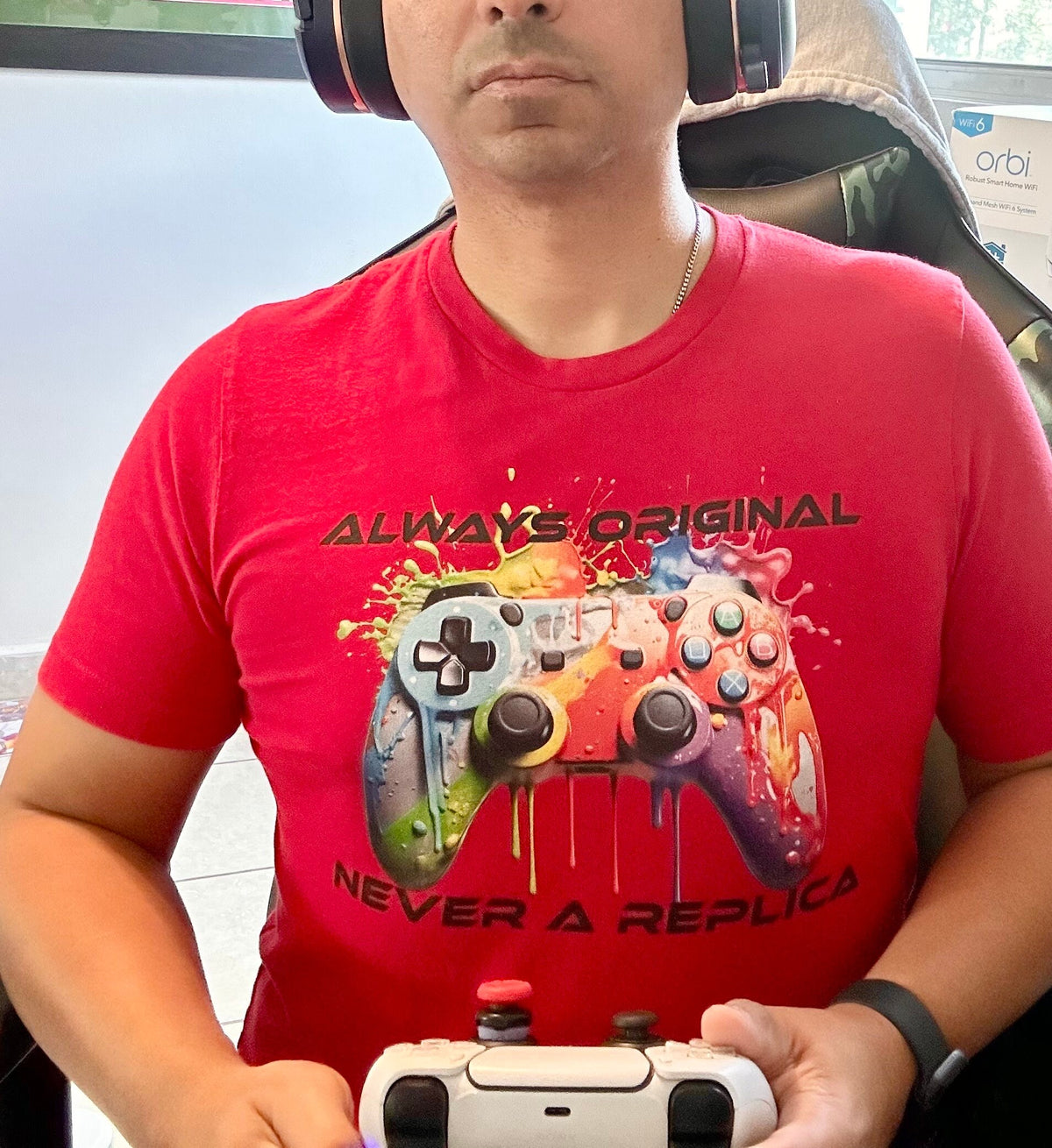 Gamer Shirt Always Original Never a Replica Gaming Gift Tee for True Gamers Graphic Tee – Fan Favorite · Trending Graphic Apparel