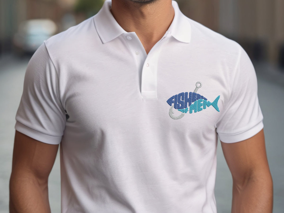 Dad Embroidery ShirtFather Day GiftFather Embroidery ShirtFather Birthday GiftFishing Dad Polo ShirtFunny Father Polo Graphic Tee – Everyday Comfort · Trending Graphic Apparel