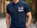 Dad Embroidery ShirtFather Day GiftFather Embroidery ShirtFather Birthday GiftDog Father Polo ShirtFunny Father Polo Graphic Tee – Soft Feel · Perfect For Daily Wear